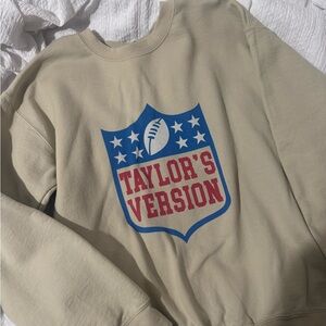 Beige Sweatshirt Taylor’s Version